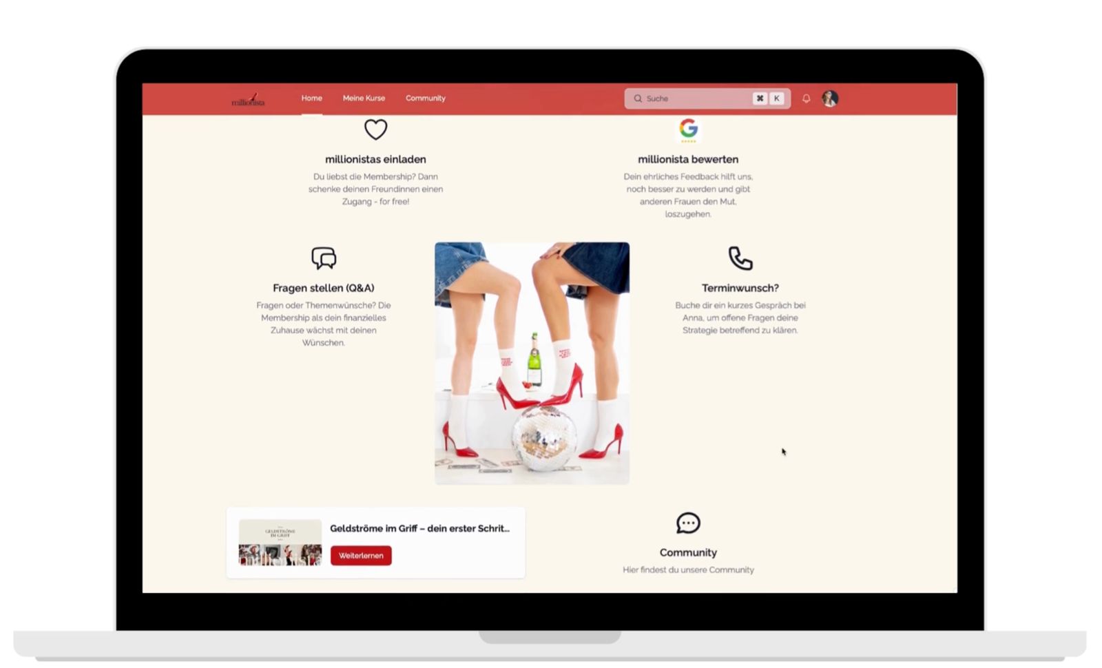 millionista Membership Platform