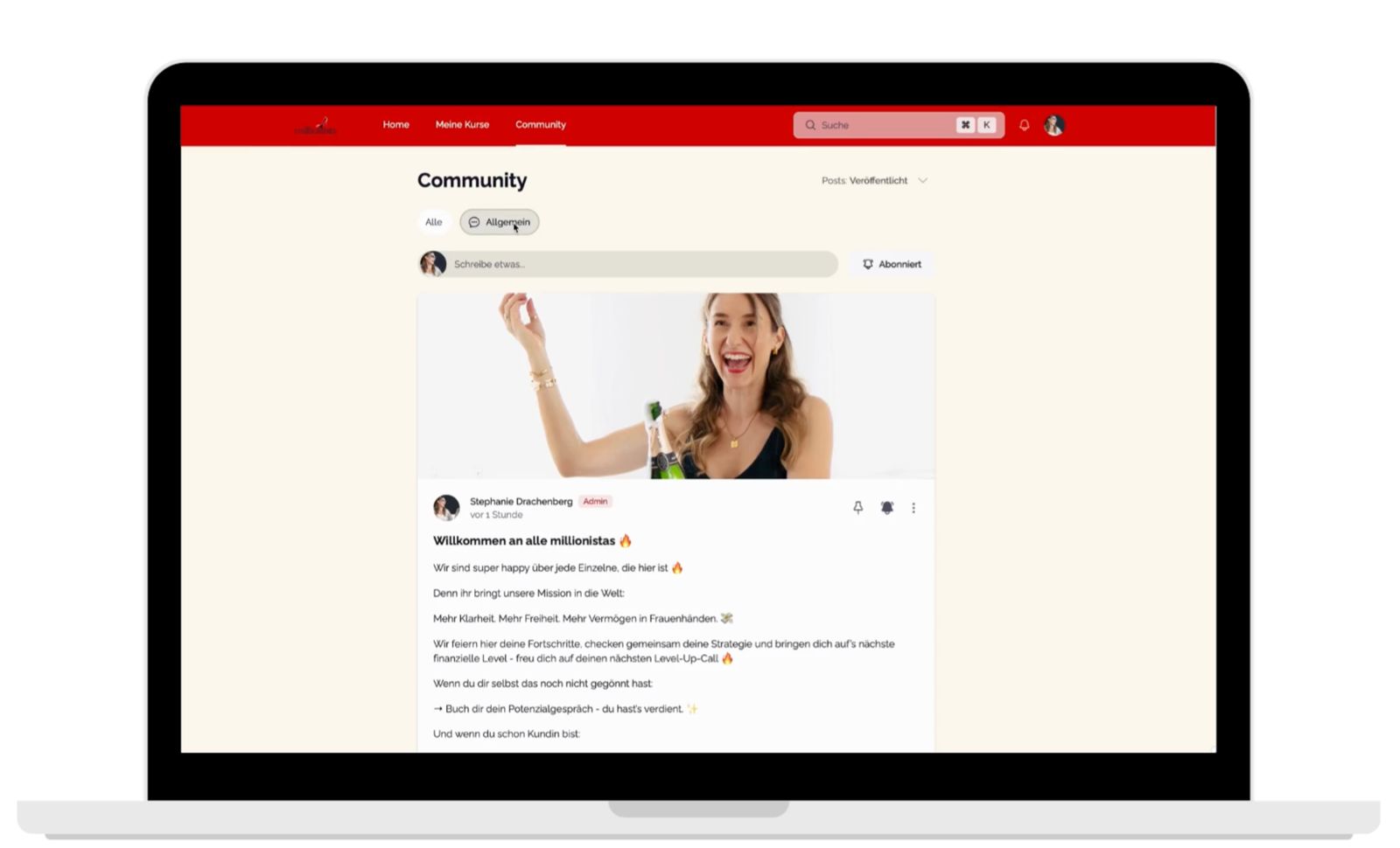 millionista Membership Platform